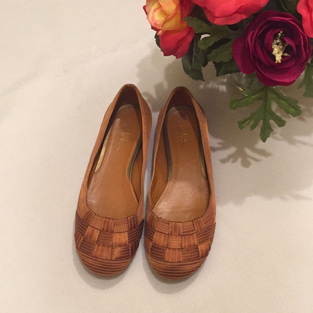 Cole Haan Nike Air orange woven flats